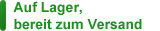 Auf Lager, bereit zum Versand